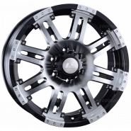 9*18 6*139,7 ET25 106,1 LS 954 BKF (конус, Колпак+лого)