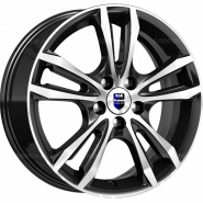 6*16 4*98 ET35 58,5 КиК Samara (КС866) Алмаз черный