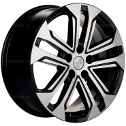 7*18 5*114,3 ET50 54,1 Khomen Wheels KHW1803 Black-FP (Coolray)