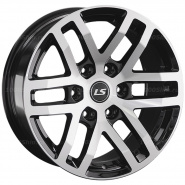9*18 6*139,7 ET25 106,1 LS 1279 BKF (конус, Колпак+лого)