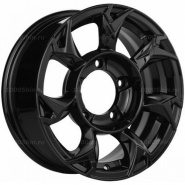 5,5*15 5*139,7 ET5 98,5 Khomen Wheels KHW1505 Black (Lada NIVA 4x4)