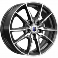 6,5*16 5*114,3 ET38 67,1 КиК Адамар (КС886) Алмаз черный