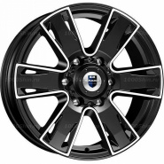 7*17 6*139,7 ET38 67,1 КиК Севенна (КС726) Алмаз черный
