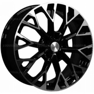 7*17 5*114,3 ET37 66,5 Khomen Wheels KHW1718 Black-FP (Jolion)