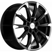 7,5*18 5*108 ET40 54,1 Khomen Wheels KHW1808 Black-FP (Jac/Москвич 3)
