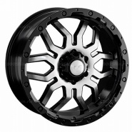 7*16 5*139,7 ET35 98,5 LS 1285 BKF (конус, Колпак+лого)