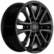 7,5*18 5*108 ET46 63,4 Khomen Wheels KHW1808 Black (Tugella/Jaguar XF/F-Pace)