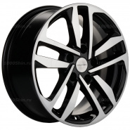 6,5*16 5*114,3 ET43 67,1 Khomen Wheels KHW1612 Black-FP (Huyndai/Kia)