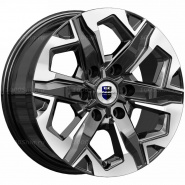 7,5*17 6*139,7 ET30 106,1 КиК Тейт (КС1050) Алмаз черный