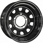 9*17 5*165,1 ET0 121 ZEPP Dodge Ram 2500/3500, Hummer H1/H2 Semicircle Gloss Black