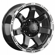 7,5*17 6*139,7 ET25 106,1 LS 1289 BKL (конус, Колпак+лого)