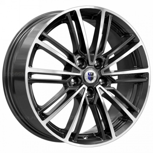 7*17 5*112 ET45 66,6 КиК Эрфурт (КС898) Алмаз черный - 1