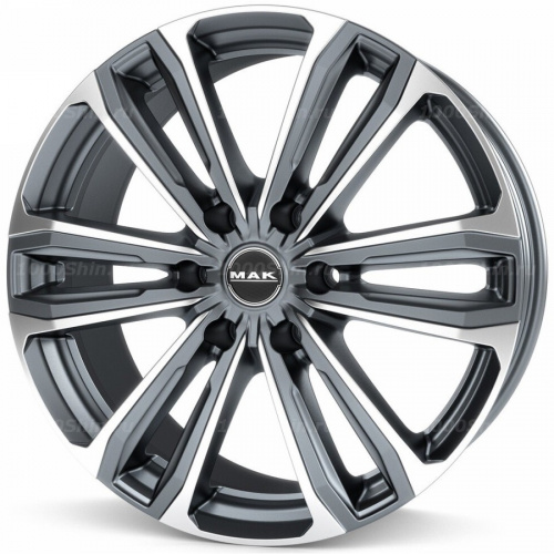 8,5*20 6*139,7 ET20 106,1 MAK Safari 6 Gun Met-Mirror Face - 1