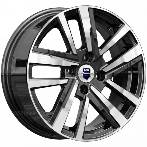 6*15 4*100 ET46 54,1 КиК Хант (КС1034) Алмаз черный - 1