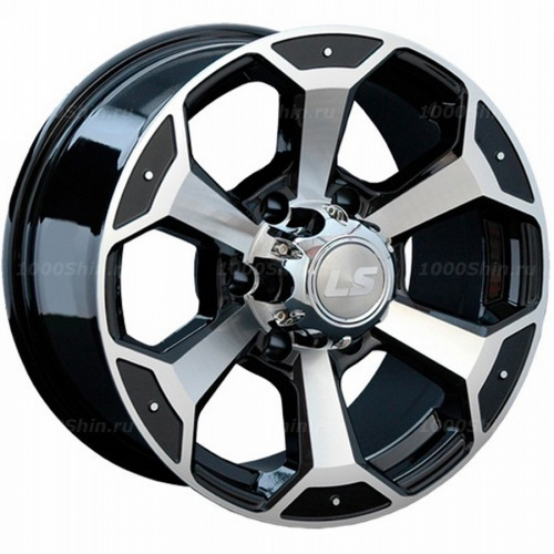 7,5*18 6*139,7 ET36 100,1 LS 187 BKF (конус, Колпак+лого) - 1