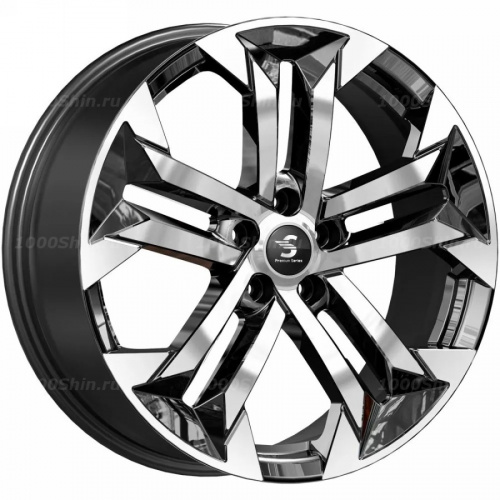 7,5*19 5*114,3 ET40 64,1 Premium Series КР015 Diamond Black Gris - 1