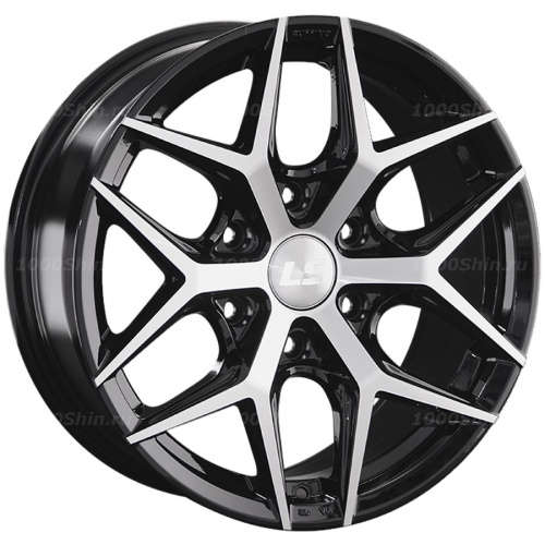 8*17 6*139,7 ET36 100,1 LS 1303 BK (конус, Колпак+лого) - 1