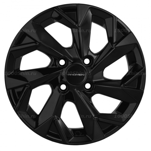 5,5*14 4*98 ET35 58,5 Khomen Wheels KHW1402 Black - 1