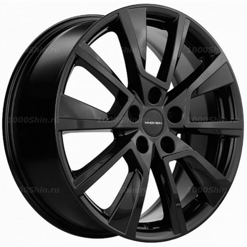 7*18 5*114,3 ET40 66,5 Khomen Wheels KHW1802 Black (Haval H6) - 1