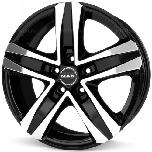 7*17 5*130 ET62 78,1 MAK Stone 5 Black Mirror - 1