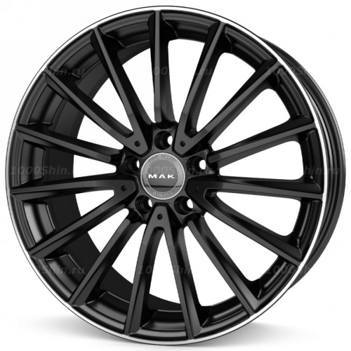8*19 5*112 ET38 66,6 MAK Komet Gloss Black Mirror Ring - 1
