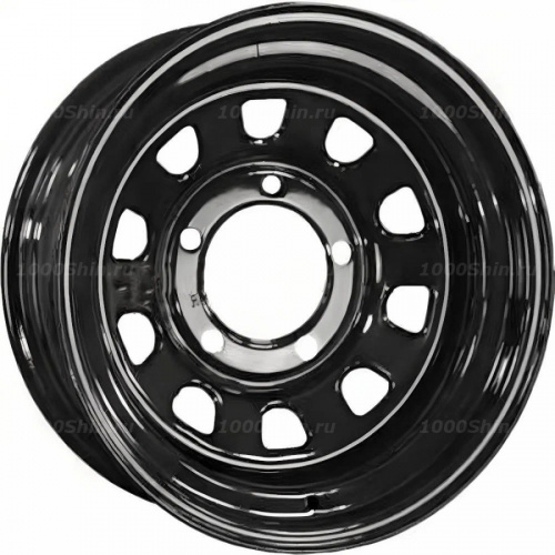 9*17 5*165,1 ET0 121 ZEPP Dodge Ram 2500/3500, Hummer H1/H2 Semicircle Gloss Black - 1