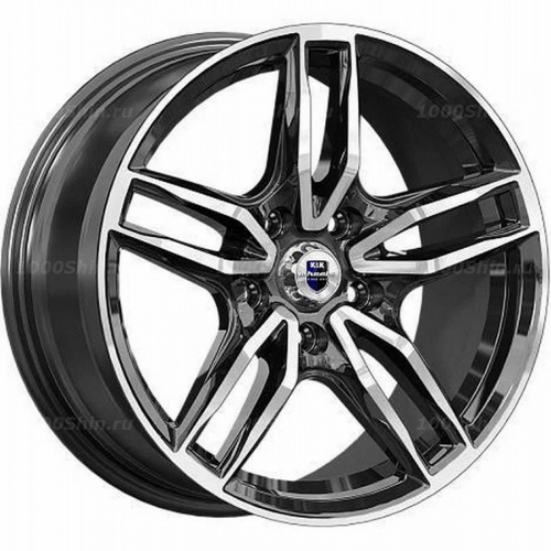 8*17 5*114,3 ET45 66,1 КиК Бартон (КС1110) Алмаз черный - 1