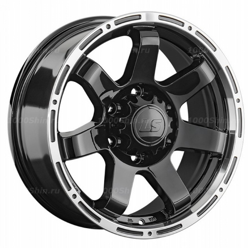 7,5*17 6*139,7 ET25 106,1 LS 1289 BKL (конус, Колпак+лого) - 1
