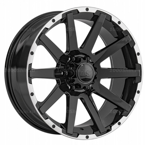 9*20 6*139,7 ET20 100,1 LS 1302 BKL (конус, Колпак+лого) - 1