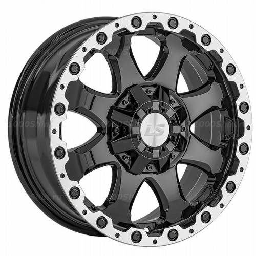 8*17 6*139,7 ET36 100,1 LS 1375 BKL (конус, Колпак+лого) - 1