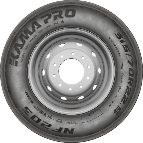 315/80 R22.5 156/150L Кама NF 203 Рулевая - 1